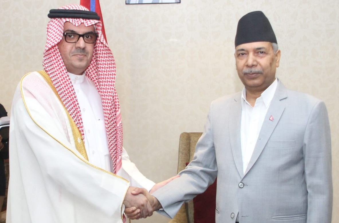 नेपाल–साउदी द्विपक्षीय सम्बन्ध विविध विषयमा उपराष्ट्रपति र साउदी अरेबियाका राजदूतबीच छलफल